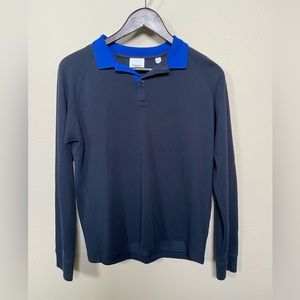 Burberry boys long-sleeved polo shirt